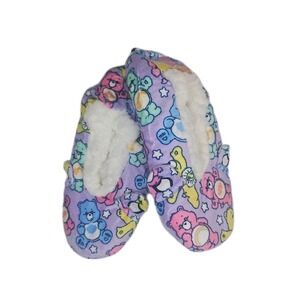 Care Bears Pastel Colored Fuzzy Babba Slipper Socks S/M 5.5-7.5  NWT'S